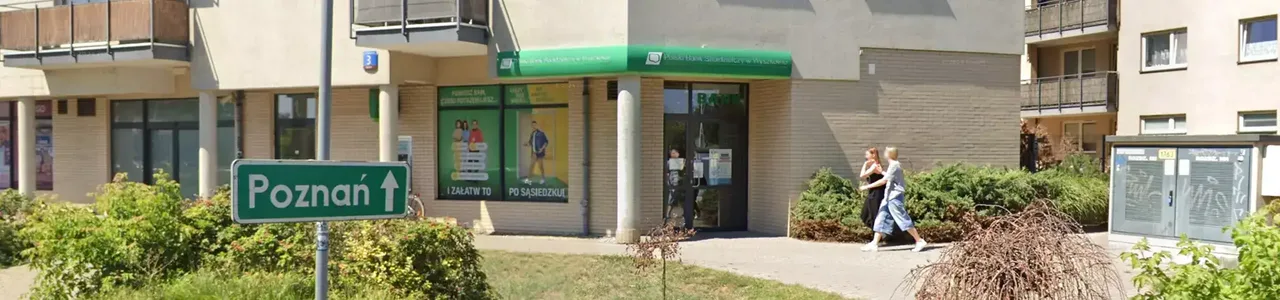 Zdjęcie placówki Banku PKO przy ulicy Józefa Wybickiego w Piastowie