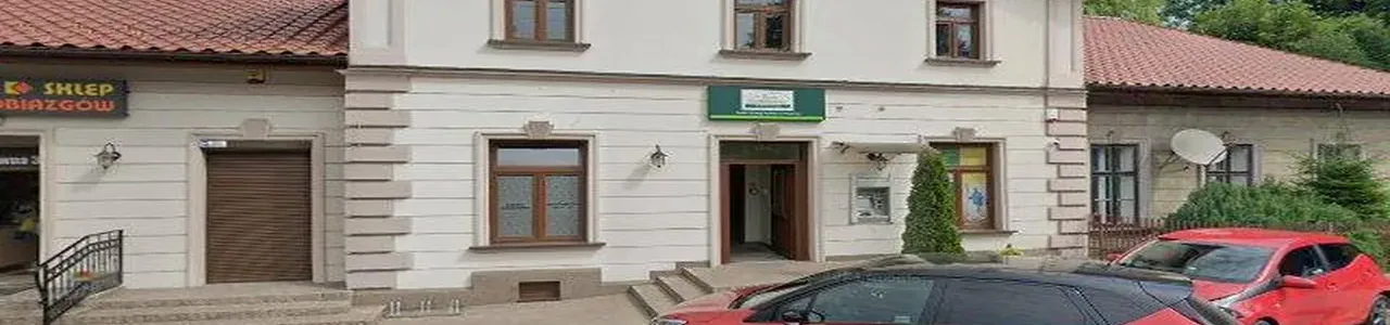 Zdjęcie placówki Banku Spółdzielczego przy ulicy Głównej w Pruchnie