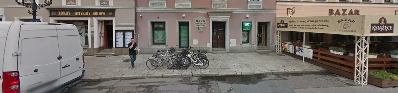 Zdjęcie placówki Banku Spółdzielczego przy ulicy Dobrawy w Pszczynie