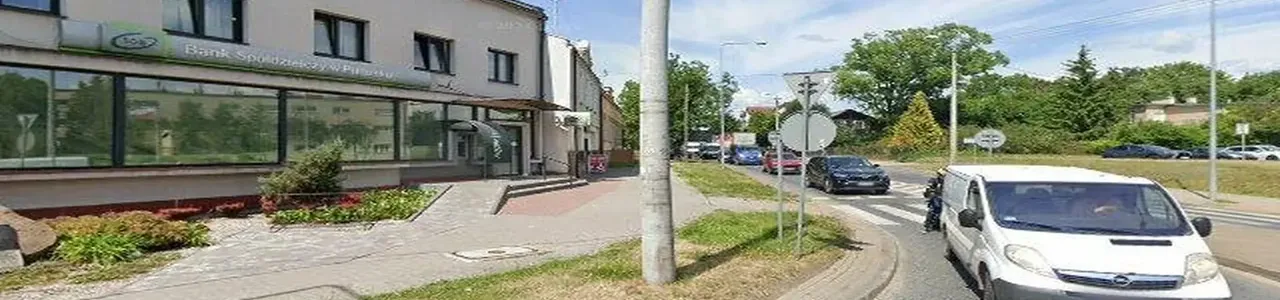Zdjęcie jednej z placówek banku spółdzielczego w Pułtusku