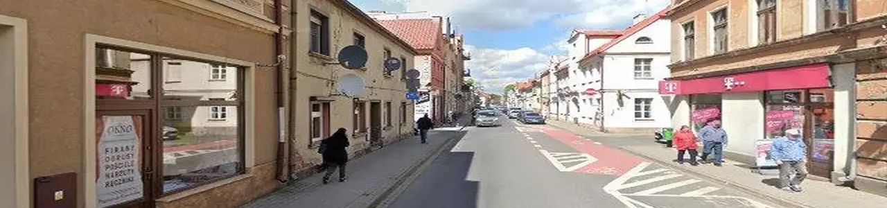 Zdjęcie placówki Banku Spółdzielczego przy ulicy 3 Maja w Rawiczu