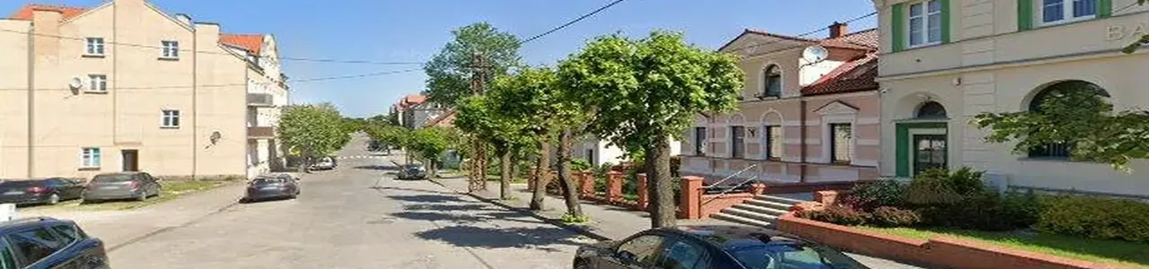 Zdjęcie placówki Banku Spółdzielczego przy ulicy Kolejowej w Reszlu