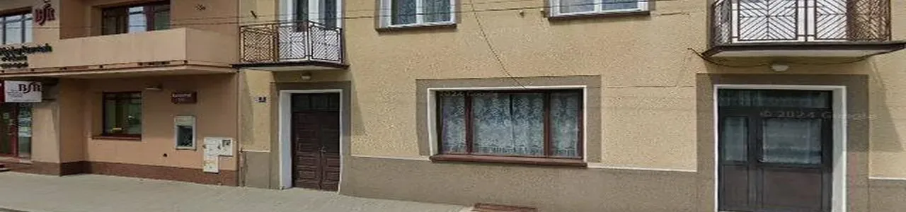 Zdjęcie placówki Banku Spółdzielczego przy ulicy Ks. Jakuba Wyrwy w Ryglicach