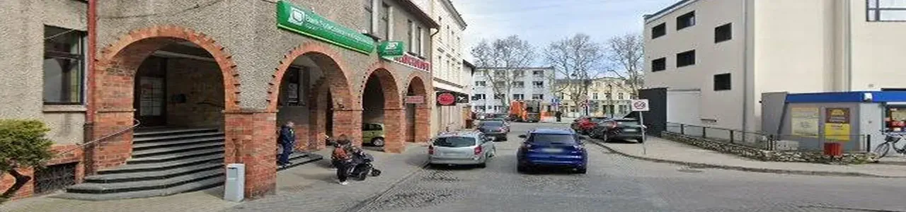 Zdjęcie jednej z strzeleckich placówek banku spółdzielczego