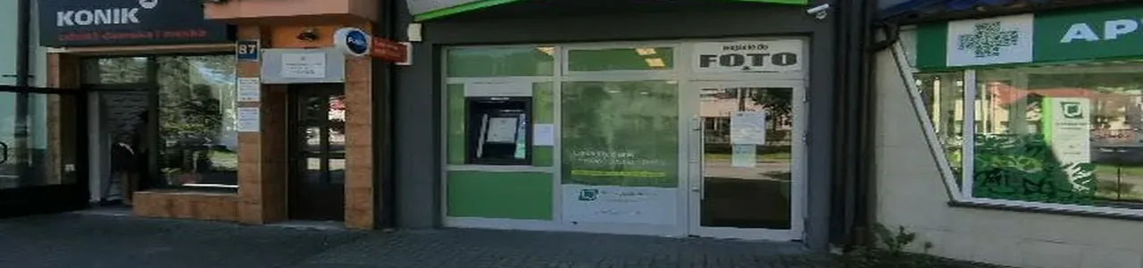 Zdjęcie placówki Banku PKO przy ulicy Mickiewicza w Suchej Beskidzkiej