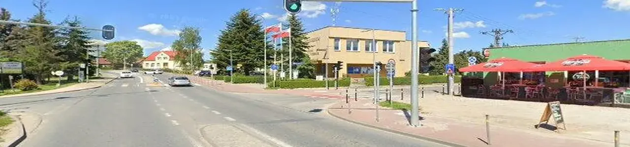 Zdjęcie placówki Banku Spółdzielczego w Trąbkach Wielkich przy ulicy Gdańskiej w miejscowości Trąbki Wielkie