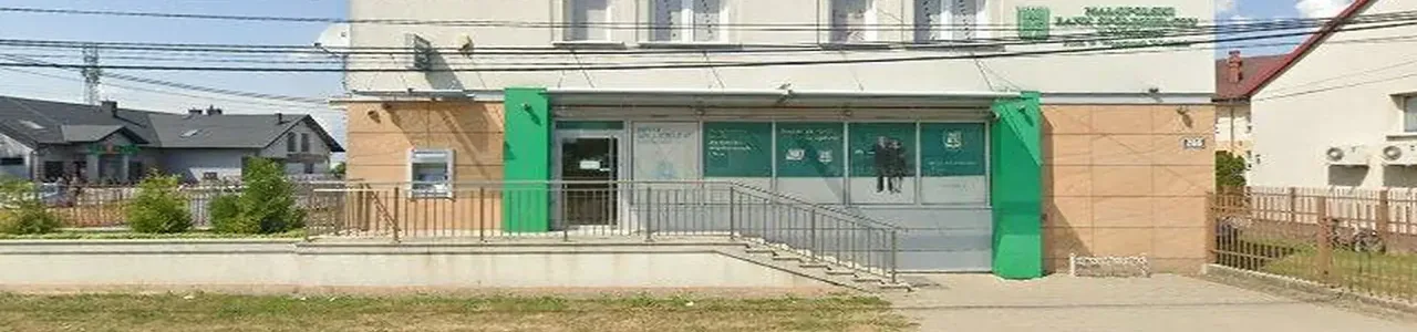 Zdjęcie placówki Banku Spółdzielczego przy ulicy Węgrzce Wielkie w Węgrzce Wielkie