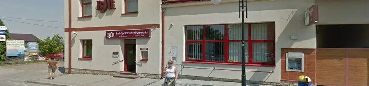 Zdjęcie placówki Banku Spółdzielczego przy ulicy Kilińskiego w Żabnie