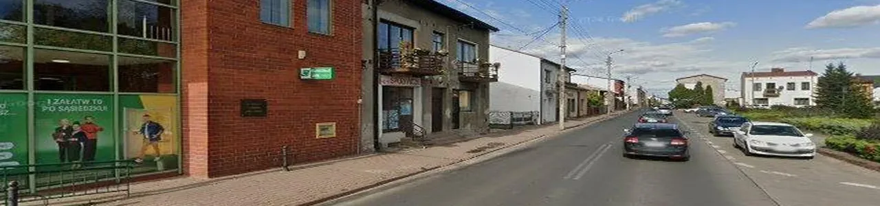 Zdjęcie placówki Banku Spółdzielczego przy ulicy Rynek w Żarnowcu