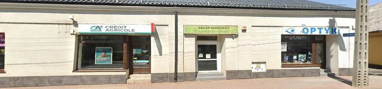 Zdjęcie placówki Credit Agricole przy ulicy Krakowskiej w Andrychowie