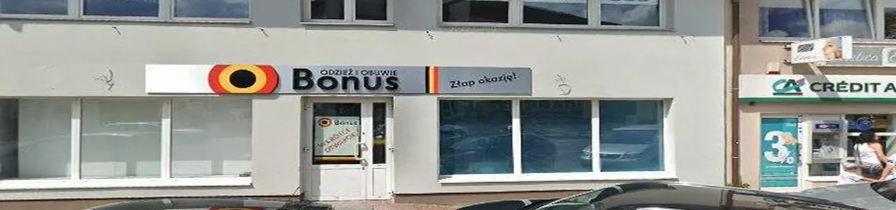 Zdjęcie placówki Credit Agricole przy ulicy Generała Henryka Dąbrowskiego w Biłgoraju