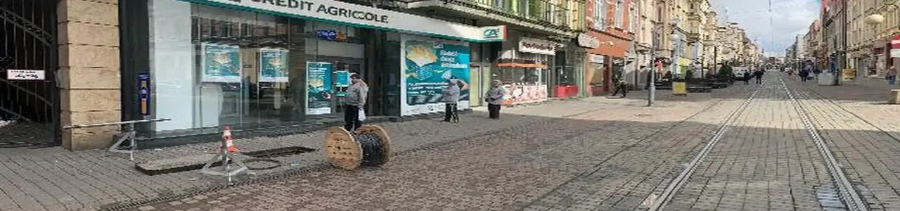 Zdjęcie placówki Credit Agricole przy ulicy Wolności w Chorzowie