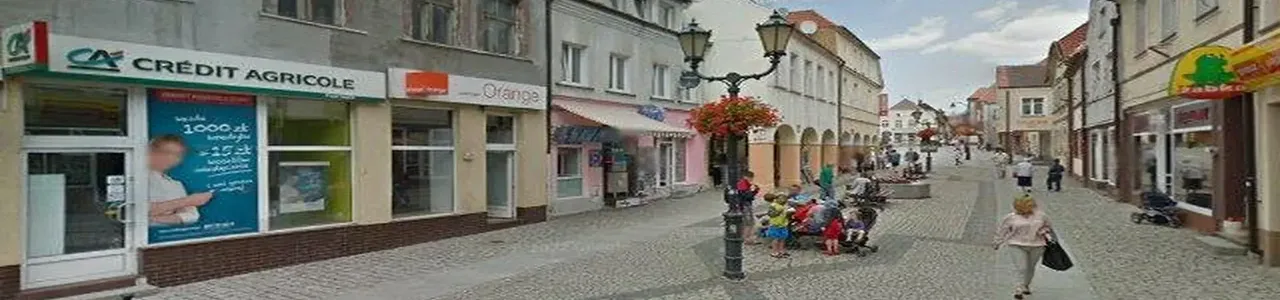 Zdjęcie placówki Credit Agricole przy ulicy Powstańców Warszawskich w Darłowie