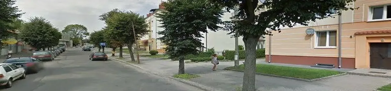 Zdjęcie placówki Credit Agricole przy ulicy Marszałka Józefa Piłsudskiego w Lidzbarku Warmińskim