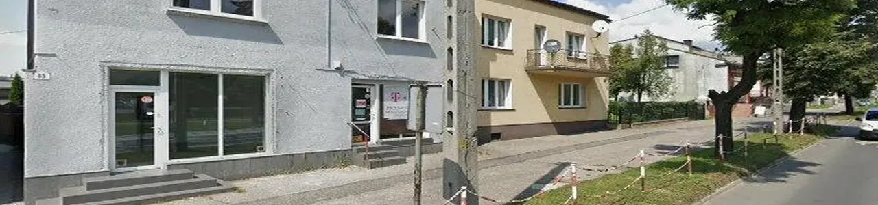 Zdjęcie placówki Credit Agricole przy ulicy Tadeusza Kościuszki w Myszkowie