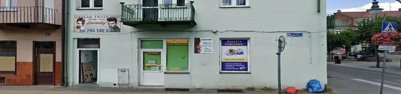 Zdjęcie placówki Credit Agricole przy ulicy Ostrowieckiej w Radzyniu Podlaskim