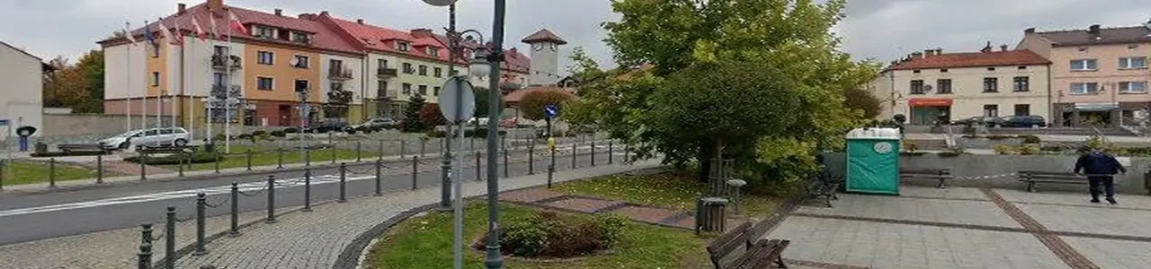 Zdjęcie placówki Credit Agricole przy ulicy Rynek w Trzebini