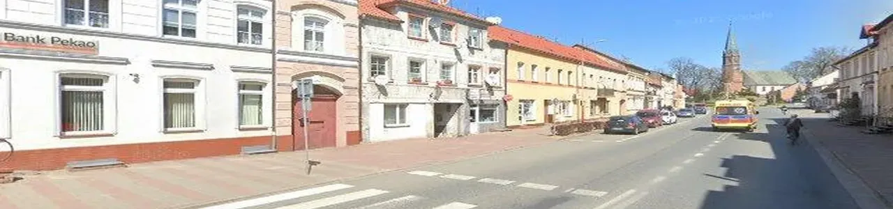 Zdjęcie placówki Banku Pekao w Golczewie przy ulicy Zwycięstwa.