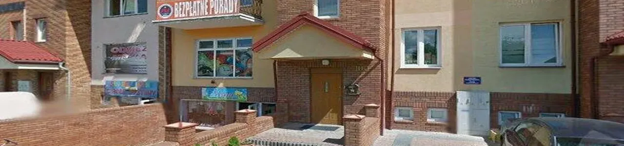 Zdjęcie placówki Banku Pekao w Łęcznej przy ulicy Jana Pawła II.