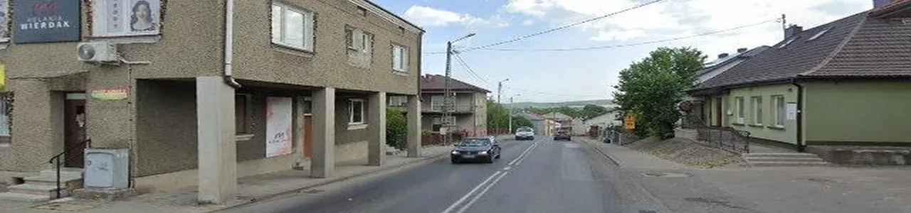 Zdjęcie placówki Banku Pekao w Nowym Żmigrodzie, przy ulicy Rynku.