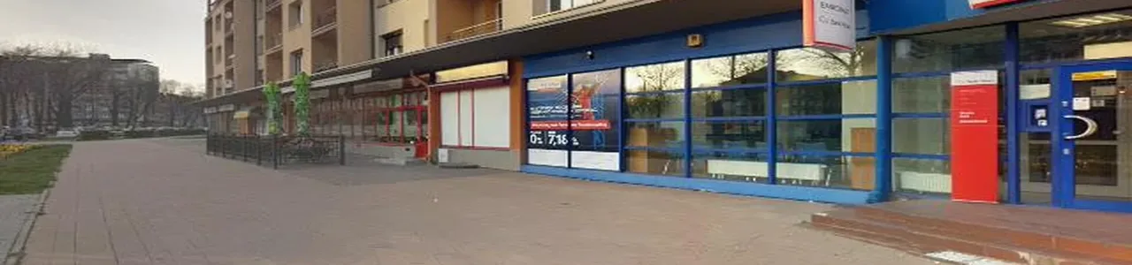 Zdjęcie jednego z oddziałó Banku Pekao S.A. w Tychach