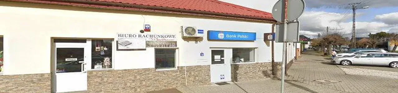 Zdjęcie placówki PKO Bank Polski przy ulicy Jana Pawła II w Białej Rawskiej