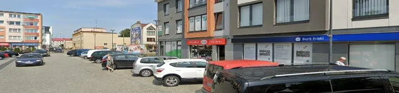 Zdjęcie placówki PKO Bank Polski przy placu Pokoju w Lęborku