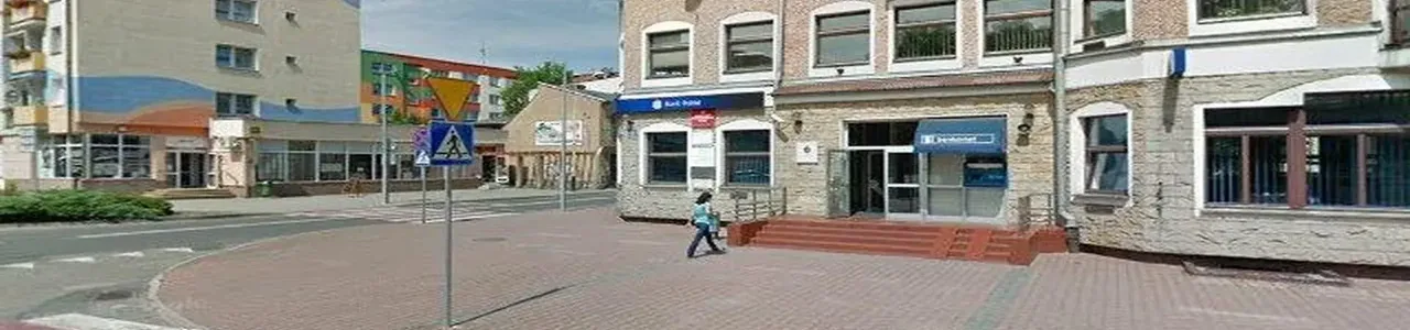 Zdjęcie placówki PKO Bank Polski przy ulicy Wybickiego w Łobzie