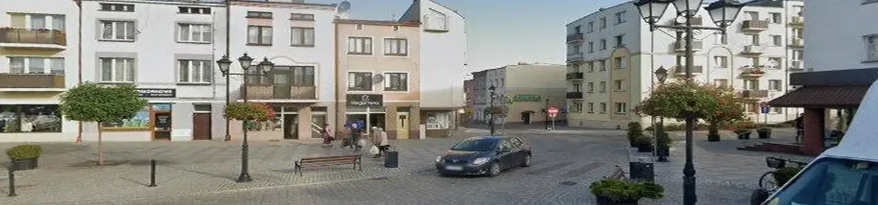 Zdjęcie placówki banku PKO Bank Polski przy ulicy Rynek w Lubawie