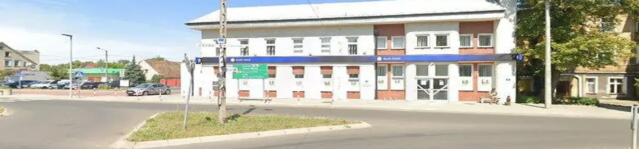 Zdjęcie placówki banku PKO Bank Polski przy ulicy Sybiraków w Lubsku