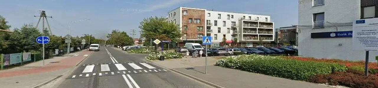 Zdjęcie placówki PKO Bank Polski przy ulicy Jana Pawła II w Siechnicach