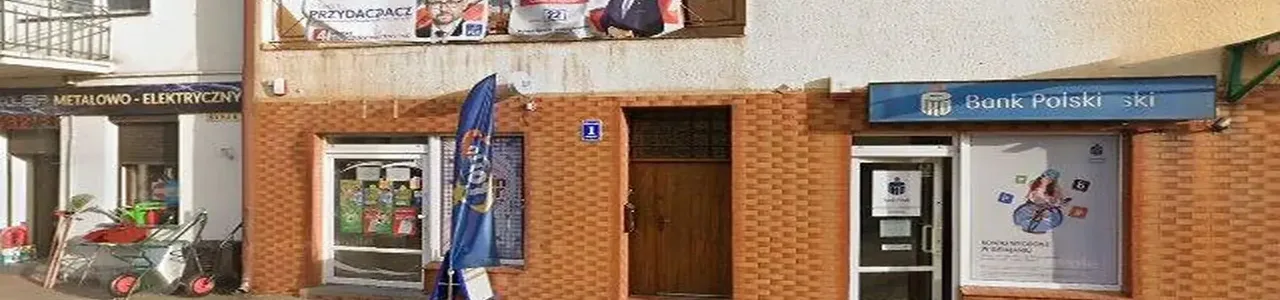Zdjęcie placówki banku PKO Bank Polski przy ulicy Warszawska w Szadku