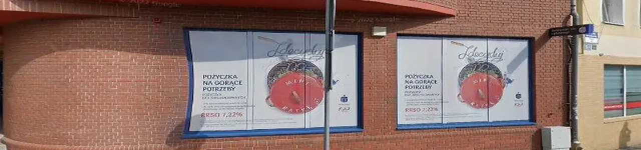 Zdjęcie placówki banku PKO Bank Polski przy ulicy Jana III Sobieskiego w Żaganiu