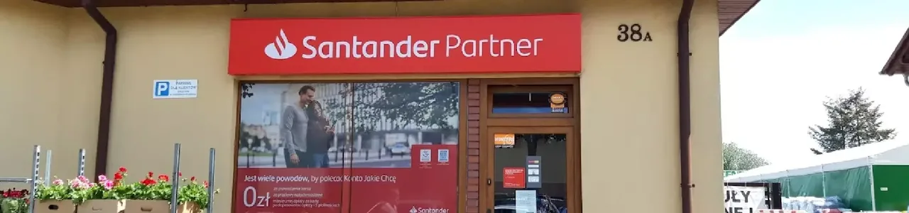 Zdjęcie placówki Santander przy ulicy 17 Stycznia w Bojanowie