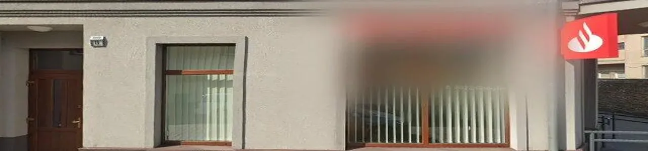 Zdjęcie jednej z placówek banku Santander w Grodzisku Wielkopolskim