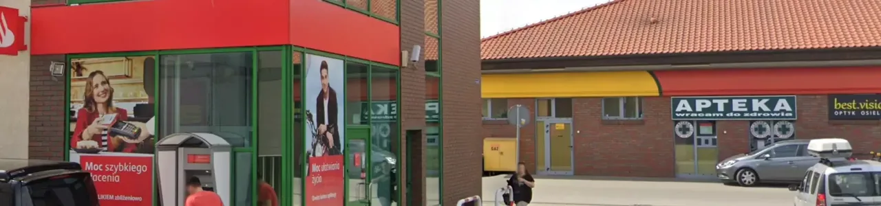 Zdjęcie placówki Santander przy ulicy Centralnej w Osielsku