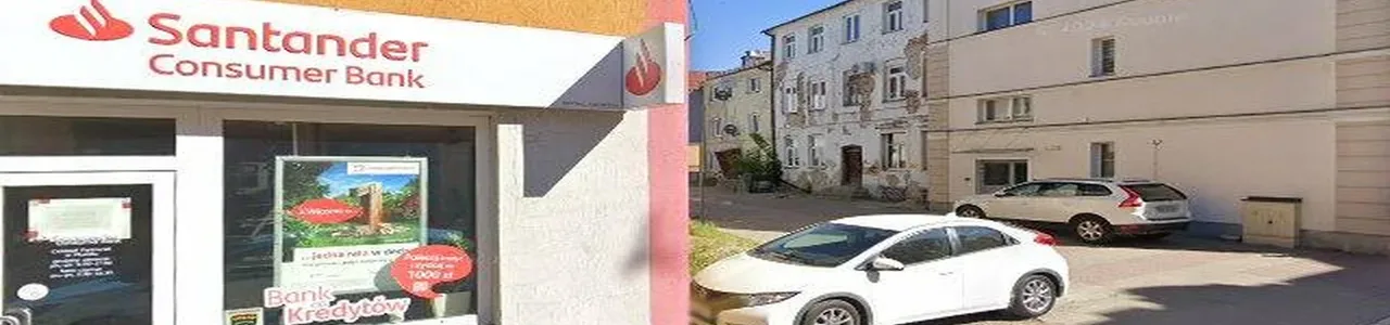 Zdjęcie placówki Santander Consumer Bank przy ulicy Płocka w Płońsku