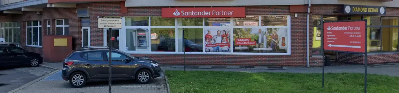 Zdjęcie placówki Santander przy ulicy Korfantego w Radlinu