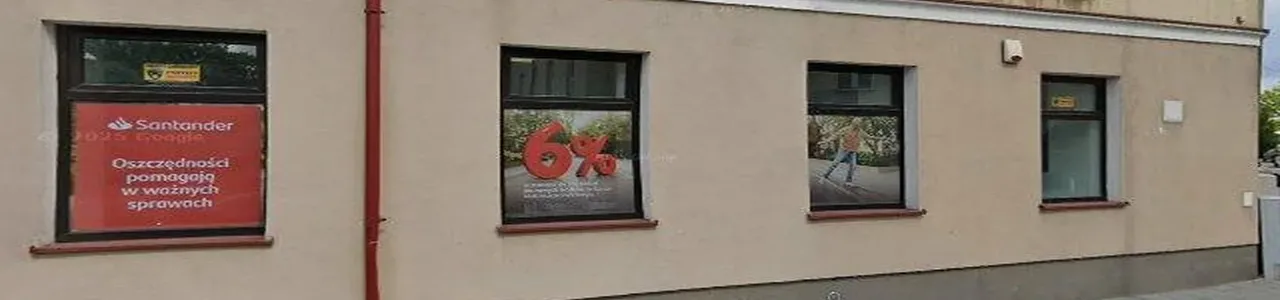 Zdjęcie placówki Santander przy placu Wolności w Rawa Mazowiecka