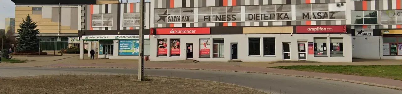 Zdjęcie placówki Santander Consumer Bank przy ulicy Sokola w Skarżysku-Kamiennej