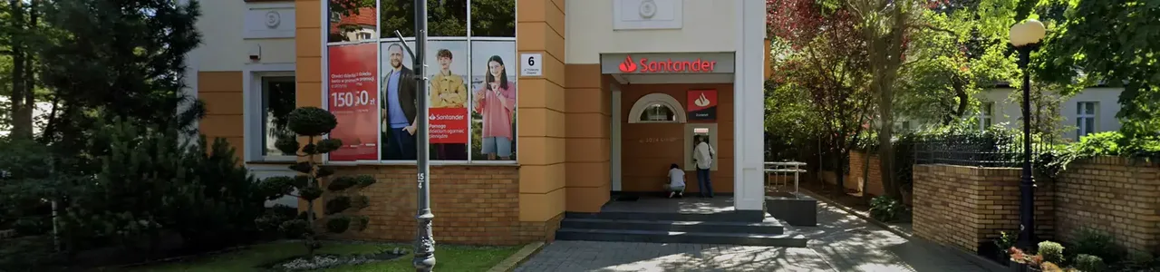 Zdjęcie placówki Santander przy ulicy Chopina w Sopocie