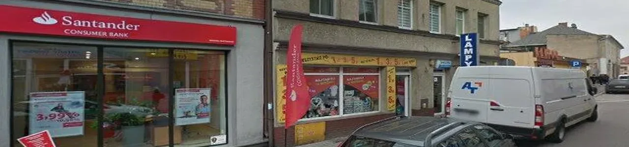 Zdjęcie jednej z placówek banku Santander w Śremie