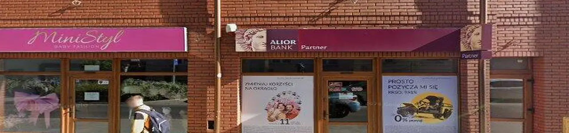 Zdjęcie placówki Alior Banku przy ulicy Paderewskiego w Jarocinie