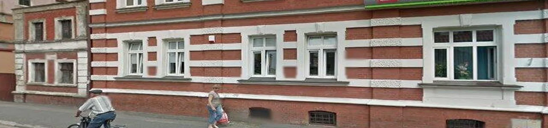 Zdjęcie placówki Banku Spółdzielczego w Chocianowie przy ulicy Kolejowej.