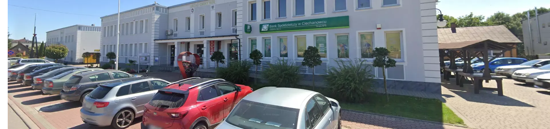 Zdjęcie placówki Banku Spółdzielczego przy ulicy Drohiczyńskiej w Nur