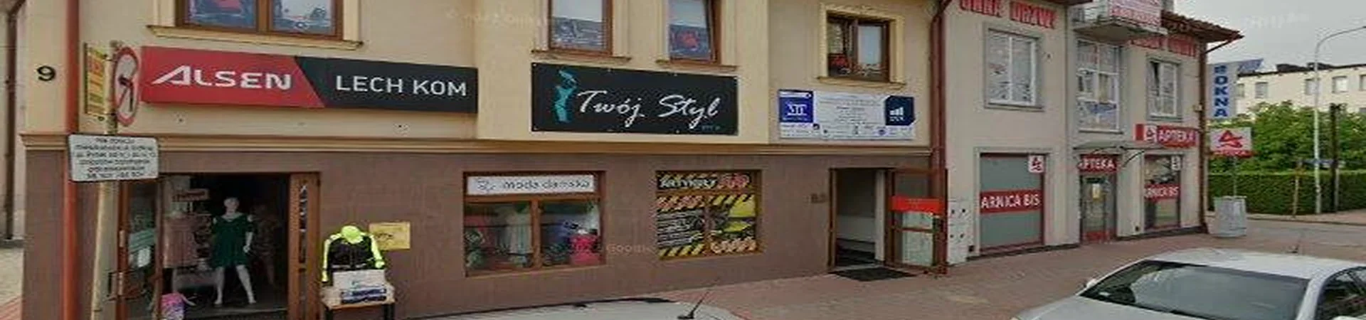 Zdjęcie placówki Credit Agricole przy ulicy Stanisława Konery w Lubaczowie