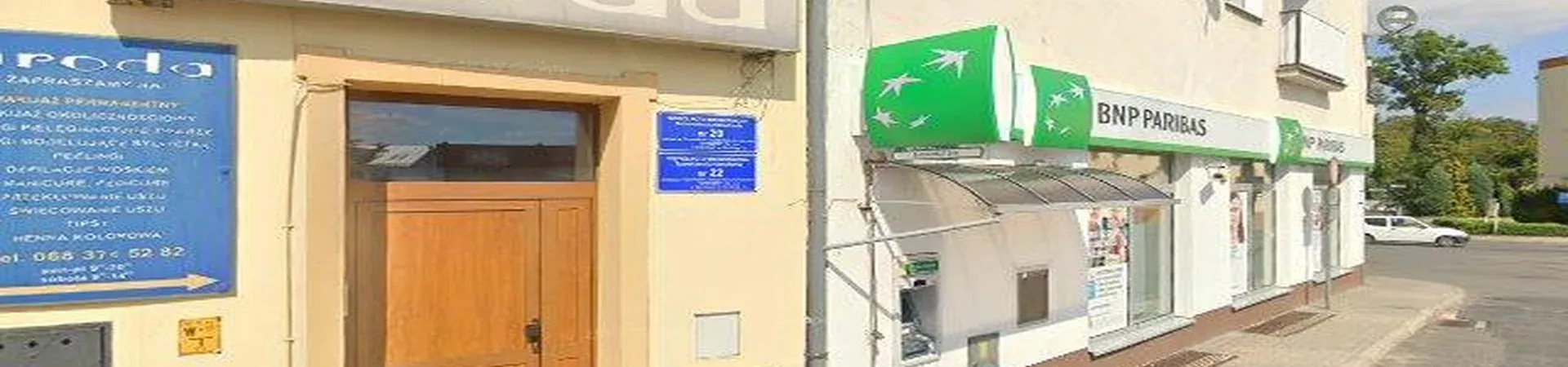 Zdjęcie placówki Credit Agricole przy ulicy Odrodzenia w Szprotawie