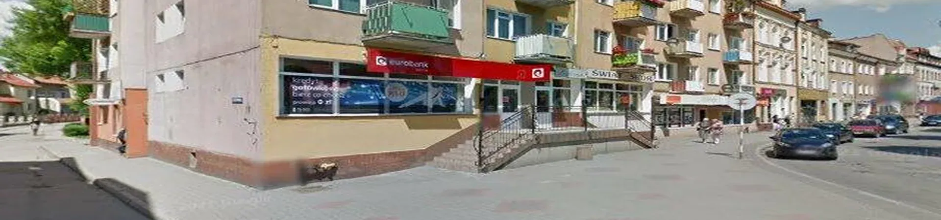 Zdjęcie placówki PKO Bank Polski przy placu Konstytucji 3 Maja w Bartoszycach