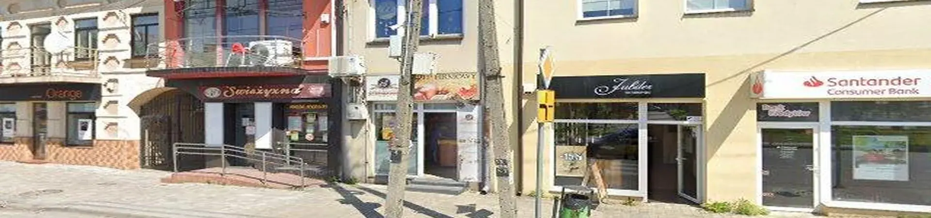 Zdjęcie jednej z placówek banku Santander w Włoszczowie