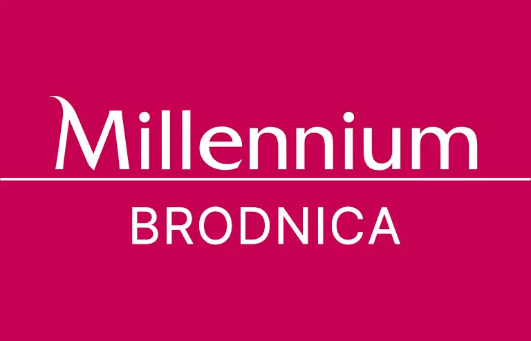 Logo filii Banku Millennium w Brodnicy